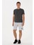 Erkek Gri Melanj Şort (Örme) 50319997-VR086 1