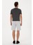 Erkek Gri Melanj Şort (Örme) 50319997-VR086 4