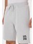 Erkek Gri Melanj Şort (Örme) 50319997-VR086 5