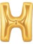 H Harf Folyo Balon Altın Renk 40 Inç (5148) 1