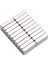 50 Adet 20X10X5 mm Neodyum Magnet N35 Güçlü Mıknatıs Köşeli ve Dayanıklı Nikel Kaplama 3