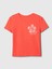 Kız Çocuk Kırmızı Grafikli T-Shirt 4