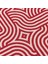 Soft Geometrik Desenli Tek Kişilik Yatak Örtüsü - Kırmızı - 160X225 cm 2