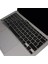 MacBook Air Klavye Koruyucu - 13INÇ M1 A2337,A2179 Uyumlu - Türkçe Q Düzen - Silikon Ince Kaplama - Toz ve Sıvı Koruması - Uk Iso Klavyeyi Türkçeye Çevirme Desteği Siyah 1