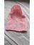 Pembe Beyax Motifli Örgü Balaklava 1