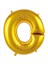 O- Harfi Folyo Balon Gold Rengi 76 cm 1