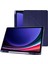 Galaxy Tab S9+ Fe Plus 12.4 Inç Uyumlu Smart Kılıf, S Pen Kalemlikli, Trifold, Esnek, Mat, Origami, Darbeye Tam Dayanıklı Tablet Kılıfı (Lacivert) 1