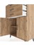 Hyperion Dolap Tek Raflı 3 Çekmeceli 2 Kapaklı 88X44X134 Çam-Çam 5