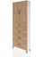 Arges Dolap 3 Raflı 4 Çekmeceli 2 Kapaklı 88X30X243 Aytaşı-Çam 3