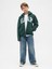 Erkek Çocuk Koyu Yeşil Vintagesoft Gap Logo Fermuarlı Sweatshirt 3