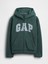 Erkek Çocuk Koyu Yeşil Vintagesoft Gap Logo Fermuarlı Sweatshirt 5