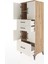 Hyperion Dolap 3 Raflı 3 Çekmeceli 4 Kapaklı 60X44X163 Çam-Aytaşı 4