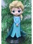 Karlar Ülkesi Frozen Prenses Elsa Anime Karakter Figür Oyuncak Dekoratif Hediyelik Biblo Bebek Mavi 2