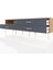 Hyperion Tv Ünitesi Tek Raflı 3 Çekmeceli 176X44X51 Çam-Çam/antrasit 4