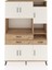 Hyperion Dolap 10 Raflı 3 Çekmeceli 6 Kapaklı 132X44X195 Çam-Aytaşı/çam 1