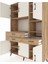 Hyperion Dolap 10 Raflı 3 Çekmeceli 6 Kapaklı 132X44X195 Çam-Aytaşı/çam 4