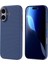 iPhone 17 Kılıf M-Safe Şarj Özellikli Karbon Fiber Görünümlü Noir Nekst Kapak - Lacivert 1
