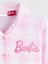 Yeni Sezon Gömlek Yaka Barbie Baskılı Kız Çocuk Pijama Üst 3