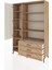 Hyperion Dolap 9 Raflı 3 Çekmeceli Tek Kapaklı 132X44X195 Çam-Aytaşı/çam 3