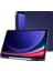 Galaxy Tab S9+ Fe Plus 12.4 Inç Uyumlu Smart Kılıf, S Pen Kalemlikli, Trifold, Esnek, Mat, Origami, Darbeye Tam Dayanıklı Tablet Kılıfı (Lacivert) 2