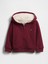 Erkek Bebek Bordo Sherpa Astarlı Termal Fermuarlı Sweatshirt 1
