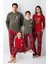Garson Erkek Çocuk Aile %100 Pamuk 4 Mevsim New Year Uzun Kollu Pijama Takım 2