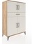 Hyperion Dolap 2 Raflı Tek Çekmeceli 4 Kapaklı 88X44X134 Çam-Aytaşı 2