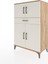 Hyperion Dolap 2 Raflı Tek Çekmeceli 4 Kapaklı 88X44X134 Çam-Aytaşı 3