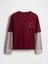 Erkek Çocuk Bordo 2-In-1 Graphic Baskılı T-Shirt 1