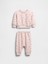 Bebek Pembe Kapitone Outfit Set 1