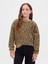 Kız Çocuk Kahverengi Vintage Soft Dolman Sweatshirt 1