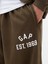 Erkek Kahverengi Vintagesoft Gap Logo Baggy Eşofman Altı 4