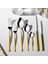 Zarif Sade 12 Kişilik 89 Parça Deri Kutulu Çatal Kaşık Bıçak Takımı 1