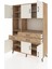 Hyperion Dolap 9 Raflı 3 Çekmeceli 6 Kapaklı 132X44X195 Çam-Aytaşı/çam 3