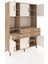Hyperion Dolap 9 Raflı 3 Çekmeceli 6 Kapaklı 132X44X195 Çam-Aytaşı/çam 5