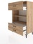 Hyperion Dolap 2 Raflı 3 Çekmeceli 88X44X134 Çam-Çam 4