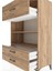 Hyperion Dolap 2 Raflı 3 Çekmeceli 88X44X134 Çam-Çam 5