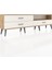 Arges Tv Ünitesi Tek Raflı 3 Çekmeceli 176X30X51 Çam-Çam/aytaşı 2
