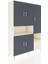 Hyperion Dolap 10 Raflı 2 Çekmeceli 5 Kapaklı 132X44X195 Aytaşı-Antrasit/aytaşı 2