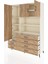 Hyperion Dolap 8 Raflı 6 Çekmeceli 3 Kapaklı 132X44X195 Aytaşı-Çam/çam 3