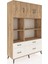 Hyperion Dolap 8 Raflı 4 Çekmeceli 3 Kapaklı 132X44X195 Çam-Çam/aytaşı 2