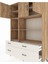 Hyperion Dolap 8 Raflı 4 Çekmeceli 3 Kapaklı 132X44X195 Çam-Çam/aytaşı 4