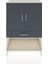 Hyperion Dolap 2 Raflı Tek Çekmeceli 2 Kapaklı 88X44X134 Aytaşı-Antrasit 1