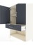Hyperion Dolap 2 Raflı Tek Çekmeceli 2 Kapaklı 88X44X134 Aytaşı-Antrasit 5
