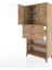 Hyperion Dolap 4 Raflı 2 Çekmeceli 2 Kapaklı 88X44X195 Çam-Çam 4