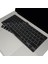 MacBook Klavye Koruyucu Silikon Kılıf Ingilizce Baskılı Uk-Ters L Enter Tipi Air 13,6-15,3inç- Pro 14,2-16,2inç M1-M2-M3-M4 Pro Max Uyumlu, Ultra Ince Hafif Siyah 1