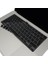 MacBook Klavye Koruyucu Silikon Kılıf Ingilizce Baskılı Uk-Ters L Enter Tipi Air 13,6-15,3inç- Pro 14,2-16,2inç M1-M2-M3-M4 Pro Max Uyumlu, Ultra Ince Hafif Siyah 2