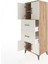 Hyperion Dolap 2 Raflı 2 Çekmeceli 4 Kapaklı 60X44X163 Çam-Aytaşı 4