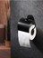 Haus Yapışkanlı Siyah Geniş Kapaklı Tuvalet Kağıtlığı Wc Kağıtlık Tuvalet Kağıdı Askısı 3