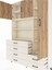Arges Dolap 9 Raflı 6 Çekmeceli 3 Kapaklı 132X30X195 Aytaşı-Çam/aytaşı 4